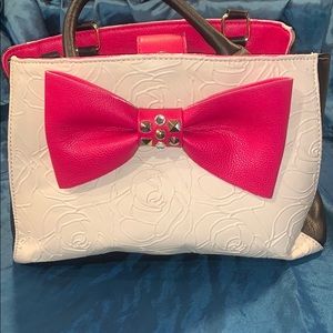 Betsey Johnson Pink Bow Purse